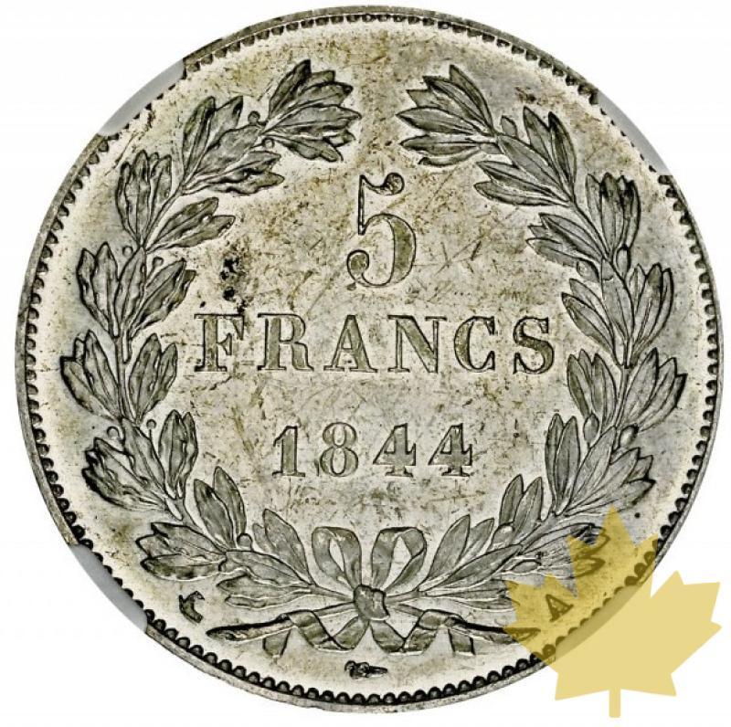 FRANCE-1844 A-5 FRANCS-LOUIS PHILIPPE-NGC MS62 - 20180328092125_5FRANCS-1844PARIS-1.jpg