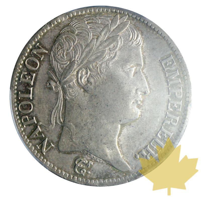 FRANCE-1811 A-5 FRANCS-NAPOLEON EMPEREUR-PCGS AU55 - 20180328121647_5francs1811paris-1.JPG