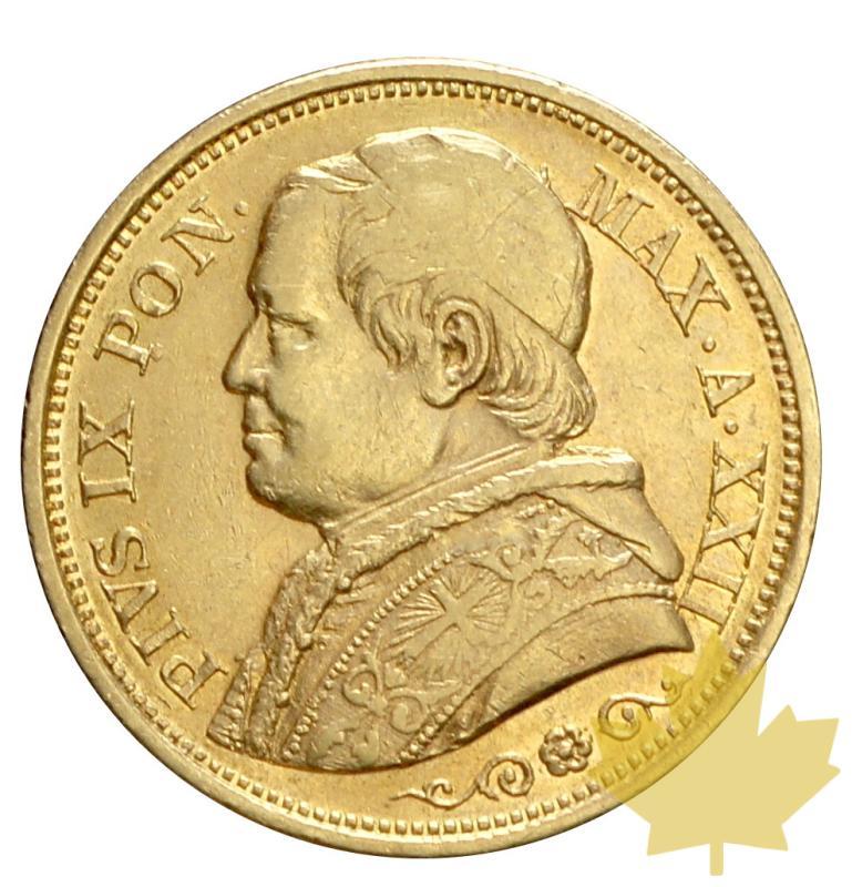 VATICAN-1868-20 LIRE-AN XXII-PIUS IX-presque SUP - 20180412131350_6-vatican-20lire-1868-1.JPG