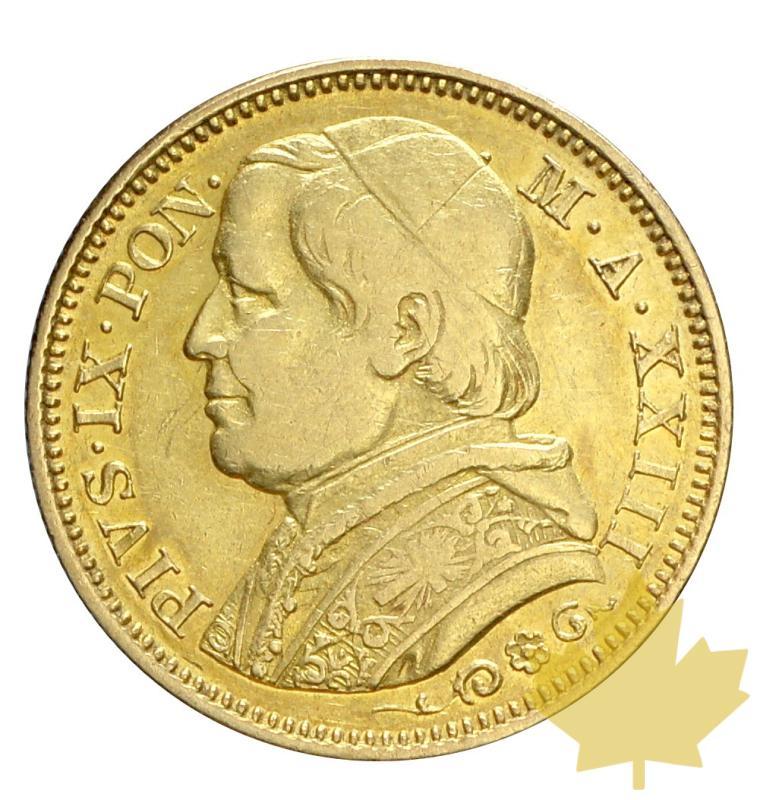 VATICAN-1868-20 LIRE-AN XXIII-PIUS IX-presque SUP - 20180412131535_6-vatican-20lire-1868-3.JPG
