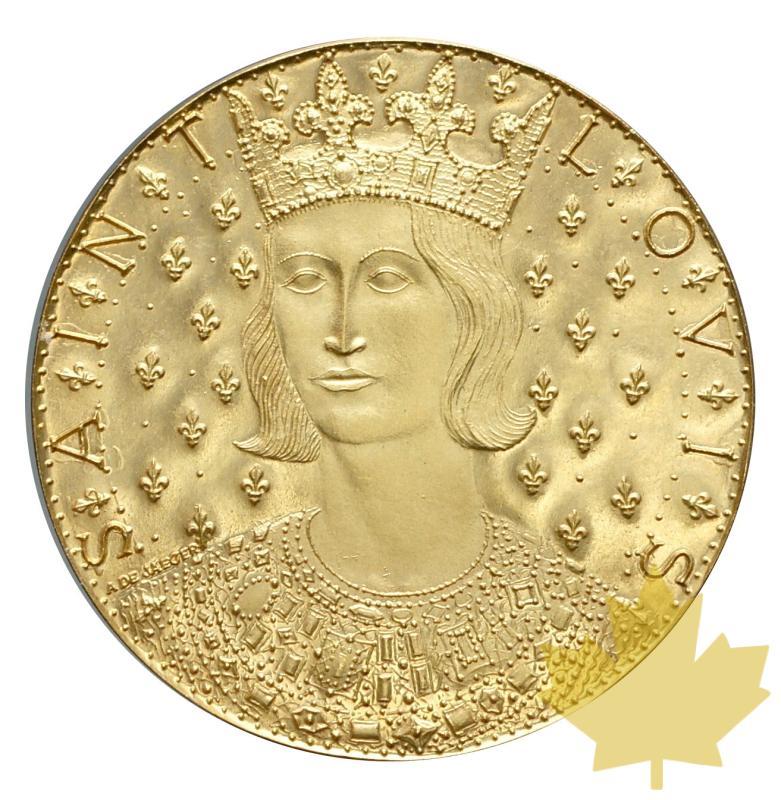 FRANCE-1970-MÉDAILLE EN OR 7ème centenaire Roi S. Louis - 20180502132914_medal-roi-s-louis-2.JPG