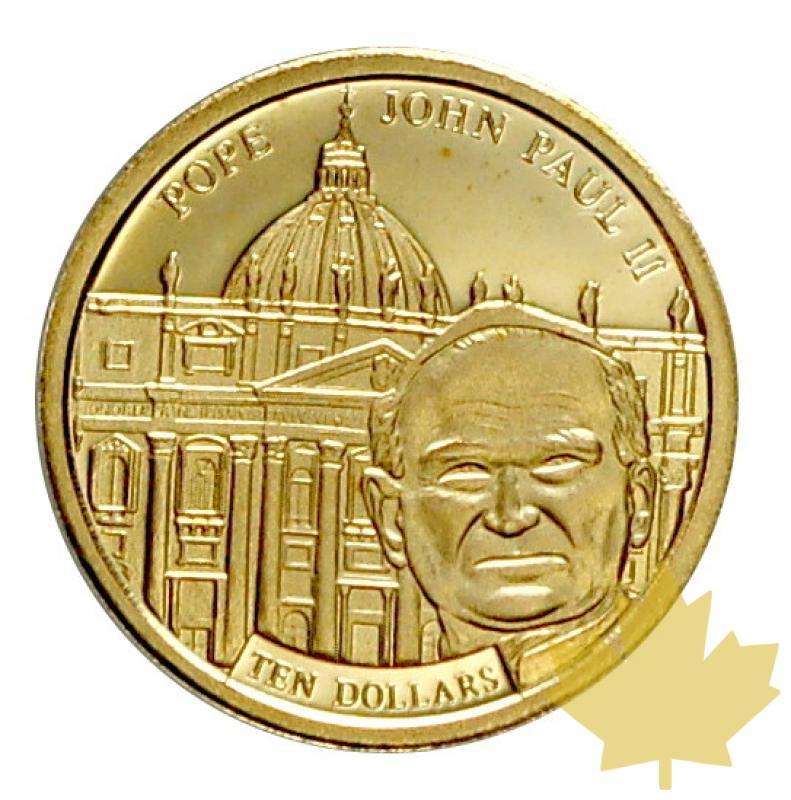LIBERIE-2003-10 DOLLARS-Jean Paul II-PROOF - 20180502133550_liberia-2003-10dollars-1.JPG