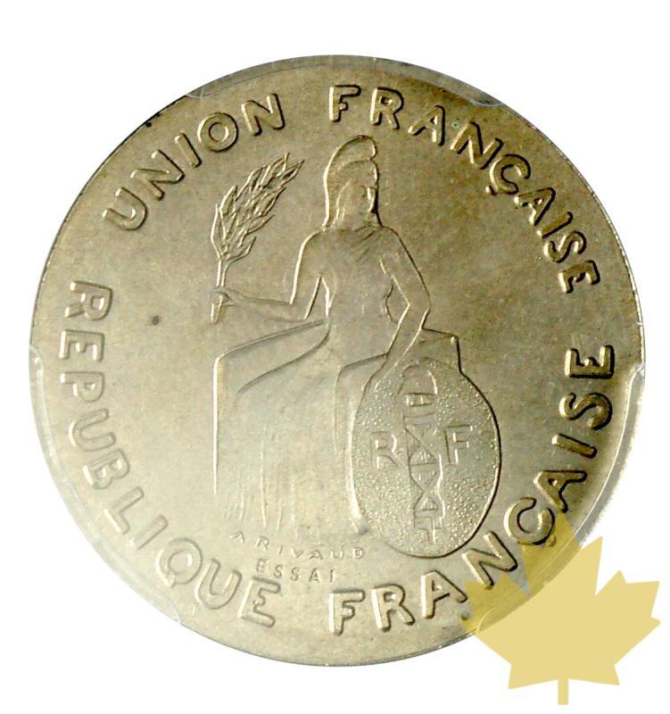 NOUVELLE CALEDONIE-1948-1 FRANC ESSAI sans listel -PCGS SP65 - 20180502140151_new-caledonia-1franc-essai-1.JPG