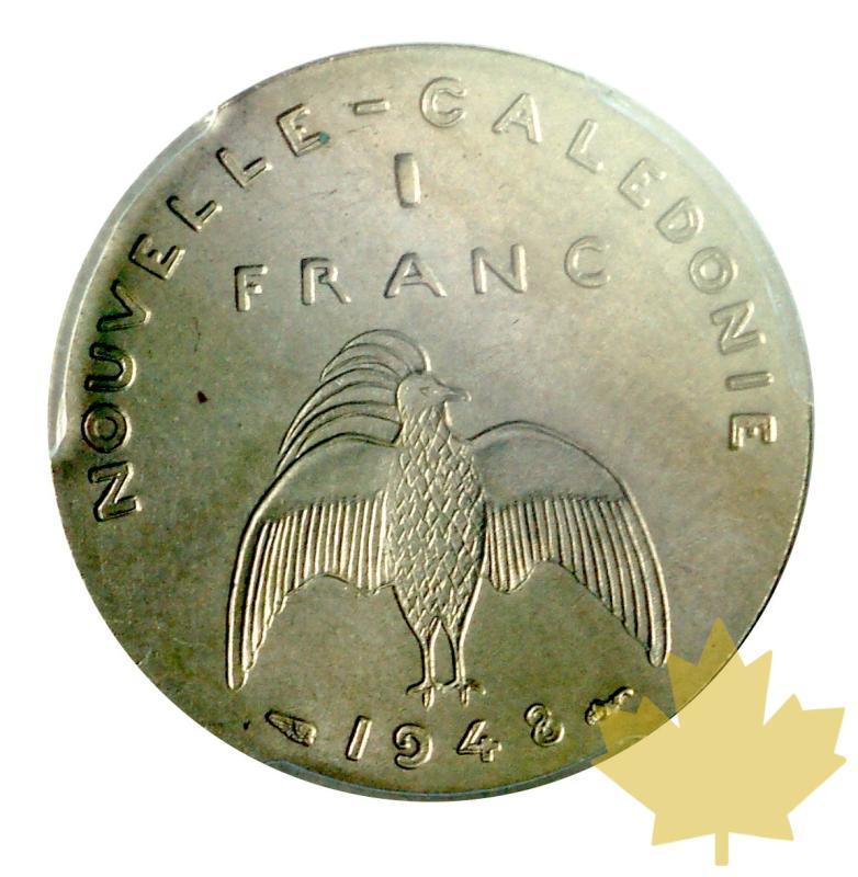NOUVELLE CALEDONIE-1948-1 FRANC ESSAI sans listel -PCGS SP65 - 20180502140151_new-caledonia-1franc-essai-2.JPG
