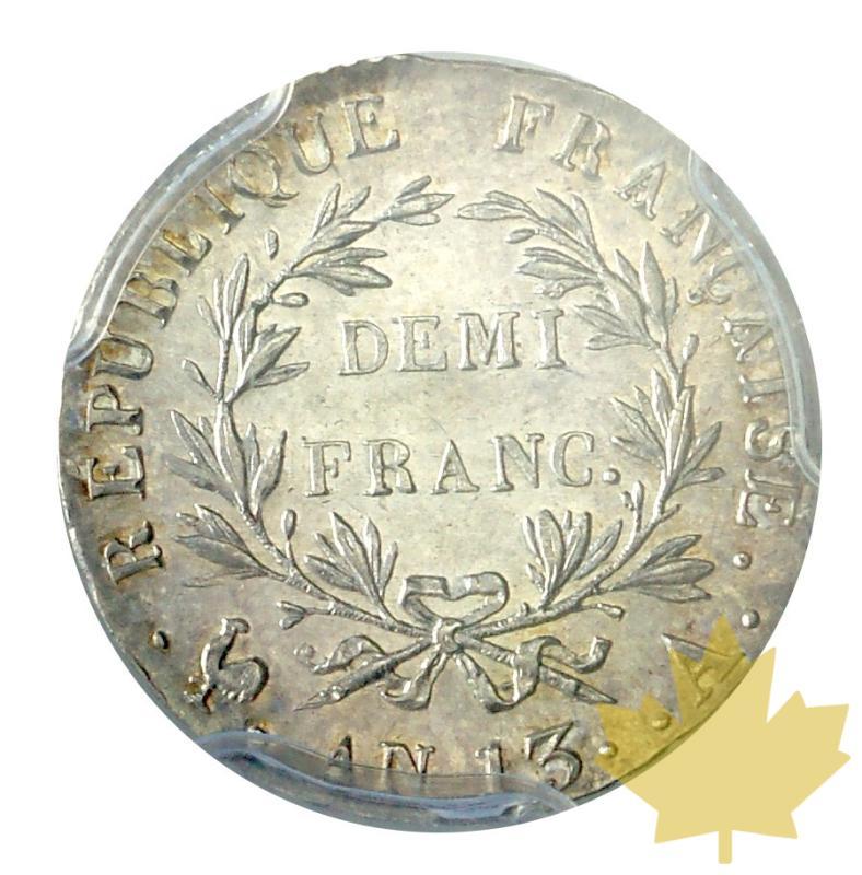 FRANCE-AN 13A-DEMI FRANC-PCGS MS62 - 20180502160139_DEMIFRANC-AN13-MS62-2.JPG