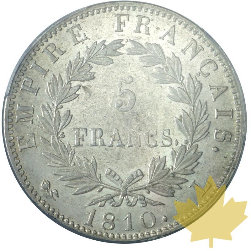 FRANCE-1810 L-5 Francs Bayonne-L à droite-PCGS AU55 - 20180502162615_5FRANCS-1810BAYONNE-2.JPG