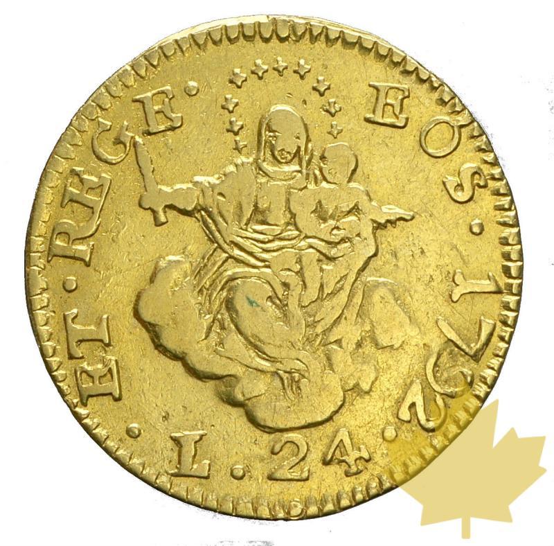 ITALIE-GENOVA-24 LIRE 1792-Ier type-TTB - 20180509102708_24lire-genova-1792-1.JPG