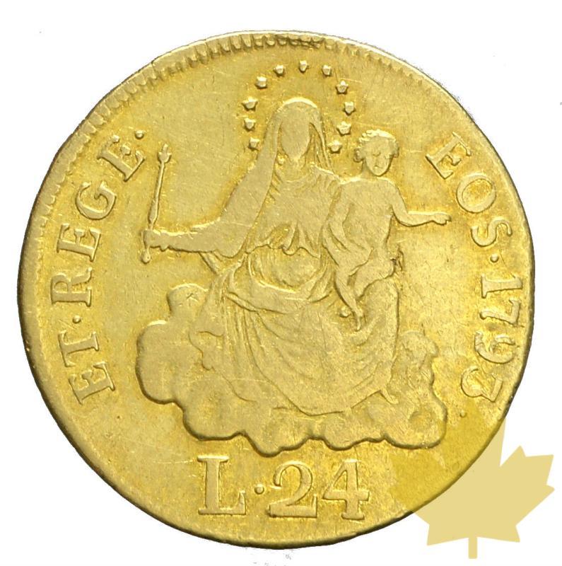 ITALIE-GENOVA-24 LIRE 1793-IIem type-TB-Rare - 20180509102940_24lire-genova-1793-6.JPG