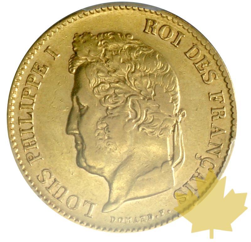 FRANCE-1834A-40 FRANCS-LOUIS PHILIPPE-PCGS XF45 - 20180518164558_40francs-1834-paris-45-1.JPG