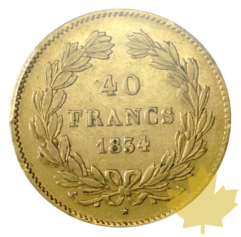 FRANCE-1834A-40 FRANCS-LOUIS PHILIPPE-PCGS XF45 - 20180518164558_40francs-1834-paris-45-2.JPG