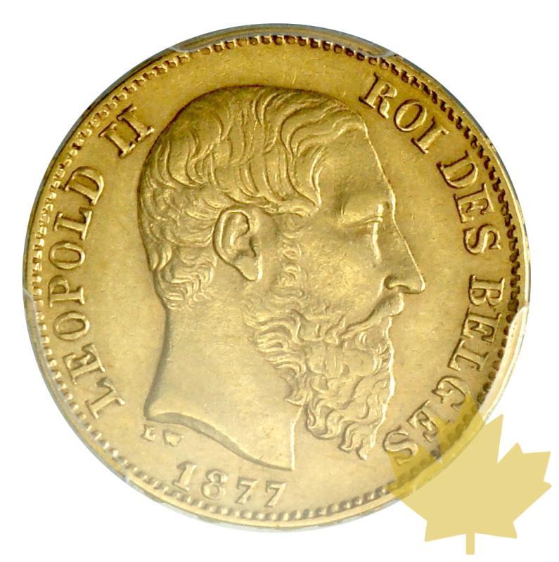 BELGIQUE-1877-20 FRANCS-Leopold II-PCGS AU55 - 20180521105204_20francs-1877-belgium-1.JPG