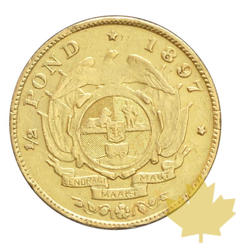 AFRIQUE DU SUD-1897-1/2 POND-TTB - 20180530141315_halfpond-1897-southafrica-2.JPG