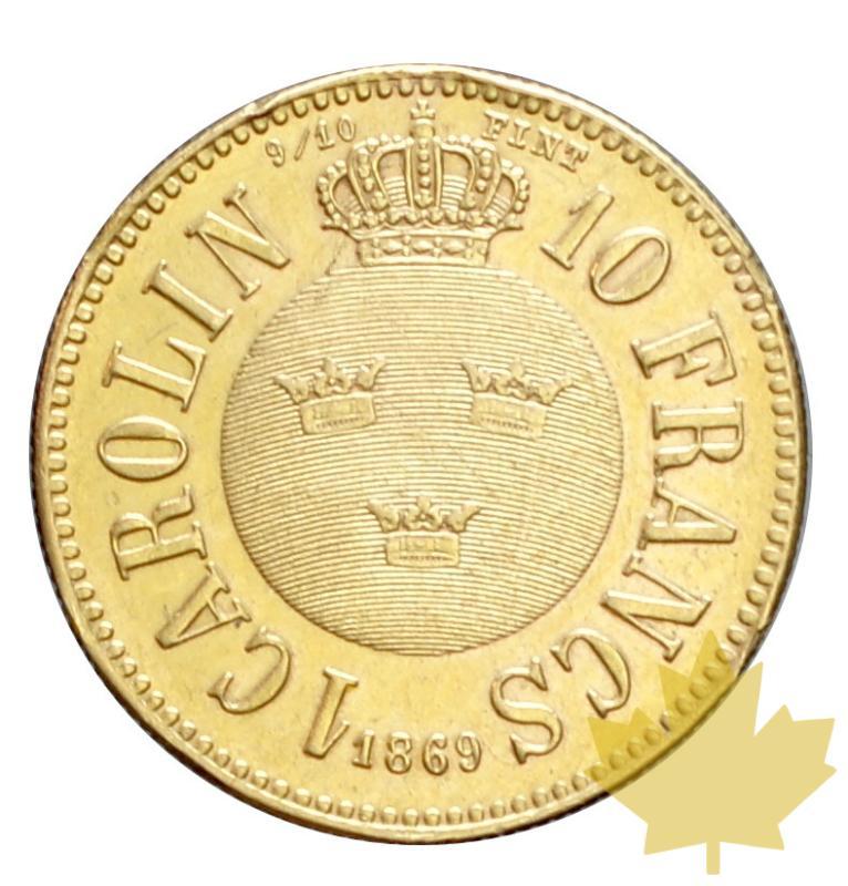 SUEDE-1869-10 FRANCS CAROLIN-KARL XV-TTB - 20180604095017_sweden-carolin-10francs-2.JPG