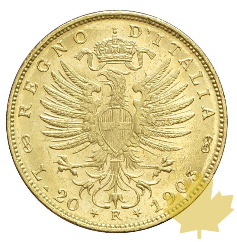 ITALIE-1903-20 LIRE-VITTORIO EMANUELE III-SUP+ - 20180604105441_20lire-1903-vittorio-2.JPG