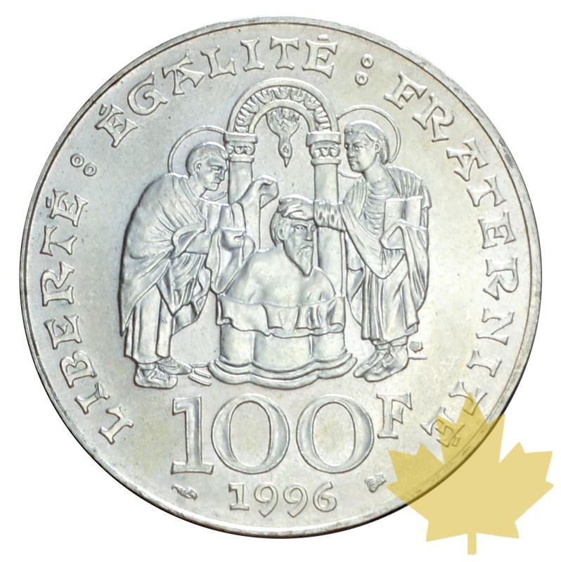FRANCE-1996-100 FRANCS-BAPTEME DE CLOVIS-SUP-FDC - 20180614155813_100FRANCS-1996-CLOVIS-2.JPG