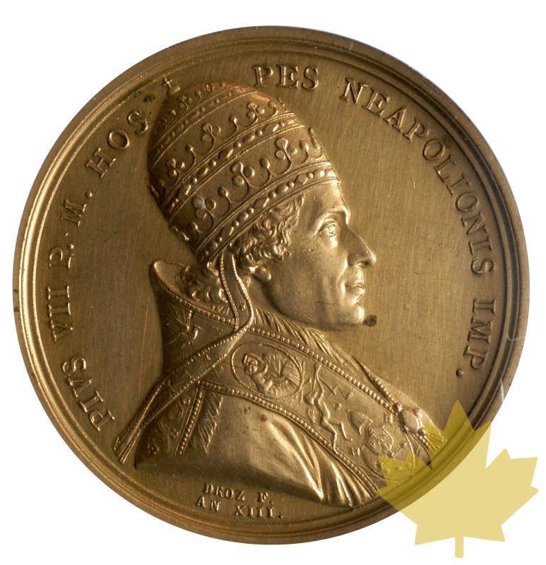 VATICAN-1804-MÉDAILLE EN BRONZE-PIUS VII-FDC-SP61 - 20180620161604_vatican-1804-medaglia-1.JPG