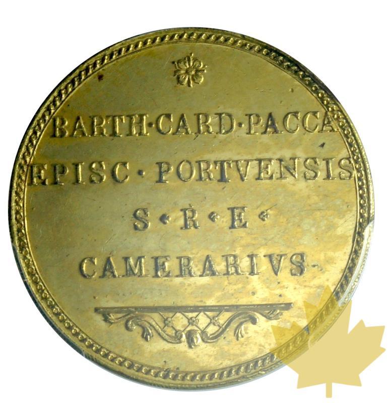 VATICAN-1823-MÉDAILLE EN BRONZE-SIÈGE VACANT-FDC-SP - 20180620161957_vatican-1823-medaglia-2.JPG