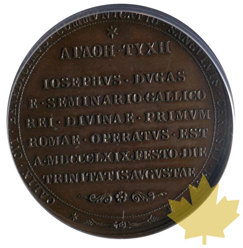 VATICAN-1869-MÉDAILLE EN BRONZE-SIÈGE VACANT-FDC-PCGS SP - 20180620164852_vatican-1869-medal-2.JPG