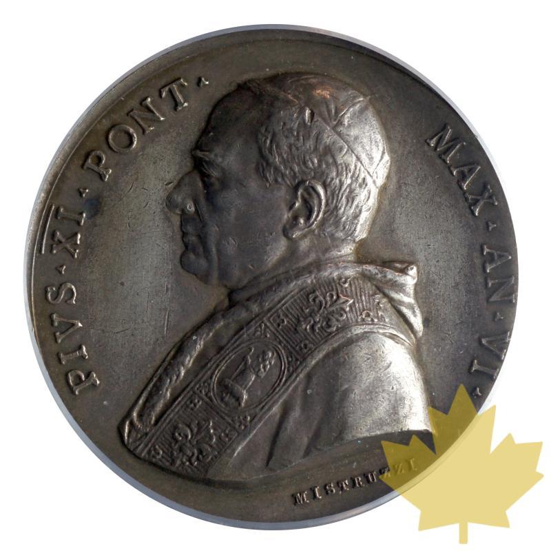 VATICAN-1927-Médaille en Argent-Pius XI-FDC-SP - 20180620165234_vatican-1927-medal-1.JPG
