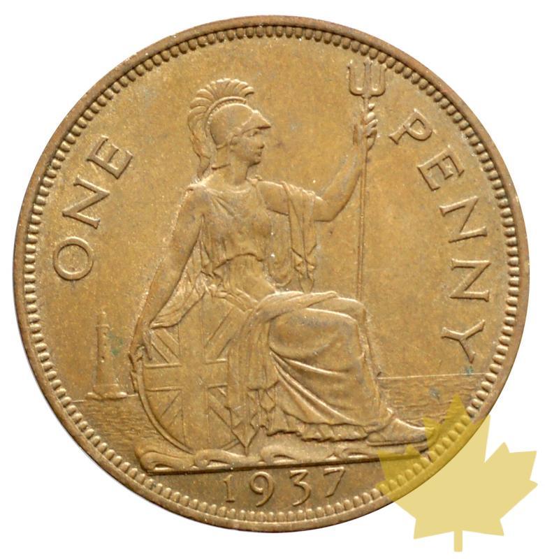 GRANDE BRETAGNE-1937-ONE PENNY-GEORGE VI-SUP - 20180621104848_1penny-1937-uk-2.JPG