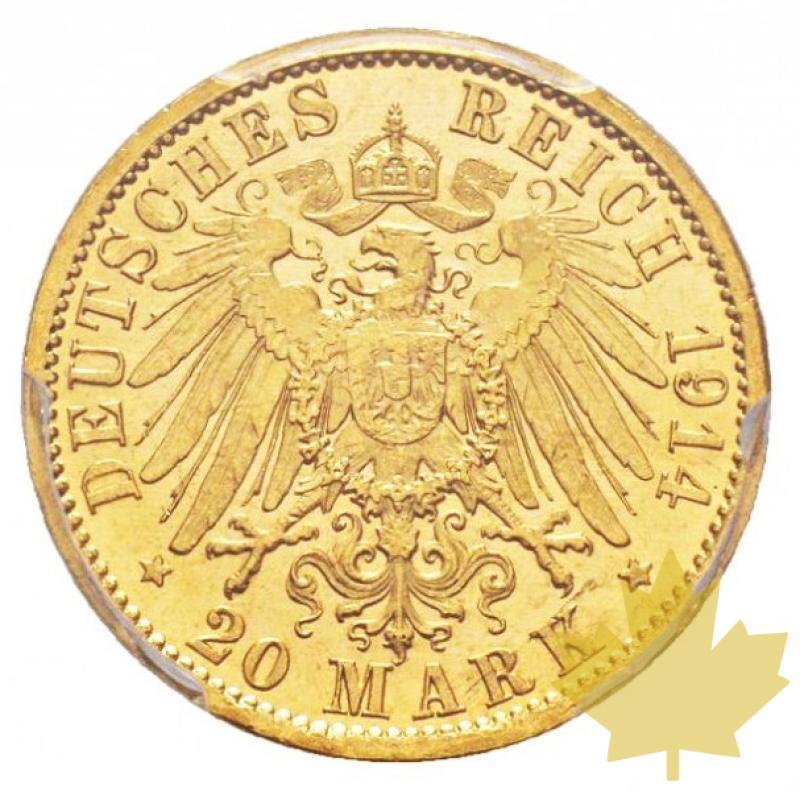 Allemagne-1914 A-20 Marks-Prussia-PCGS MS63 - 20180625103431_20MARKS-1914A-PRUSSIA.jpg