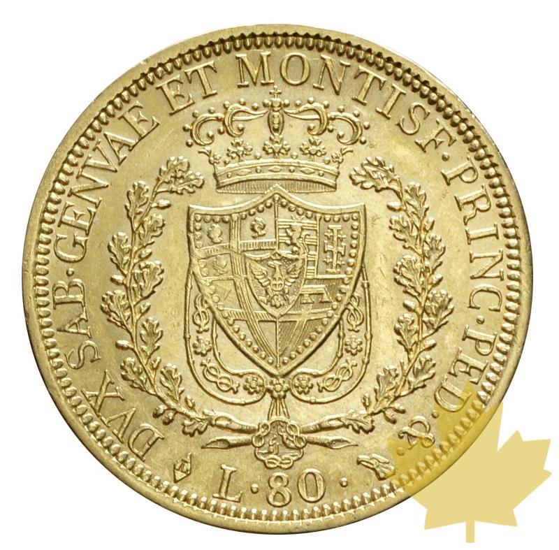ITALIE-1828-80 LIRE-CARLO FELICE-Torino-SUP-FDC - 20180702163836_80lire-1829-torino-2.JPG