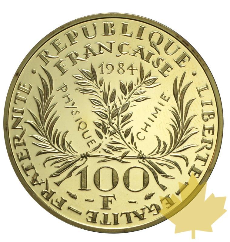 FRANCE-1984-100 FRANCS-Marie Curie-PROOF - 20180703173336_100FRANCS-1984-CURIE-2.JPG