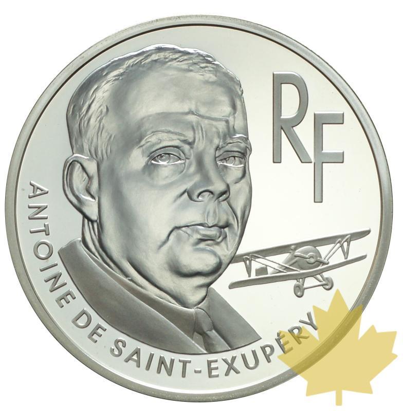 FRANCE-2000-10 FRANCS-Antoine de Saint-Exupery-PROOF - 20180703173801_10FRANCS-2000-EXUPERY-1.JPG