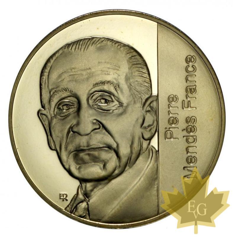FRANCE-1992-5 FRANCS-Mendès-PROOF - 20180710123658_1992-5francs-or-1.jpg