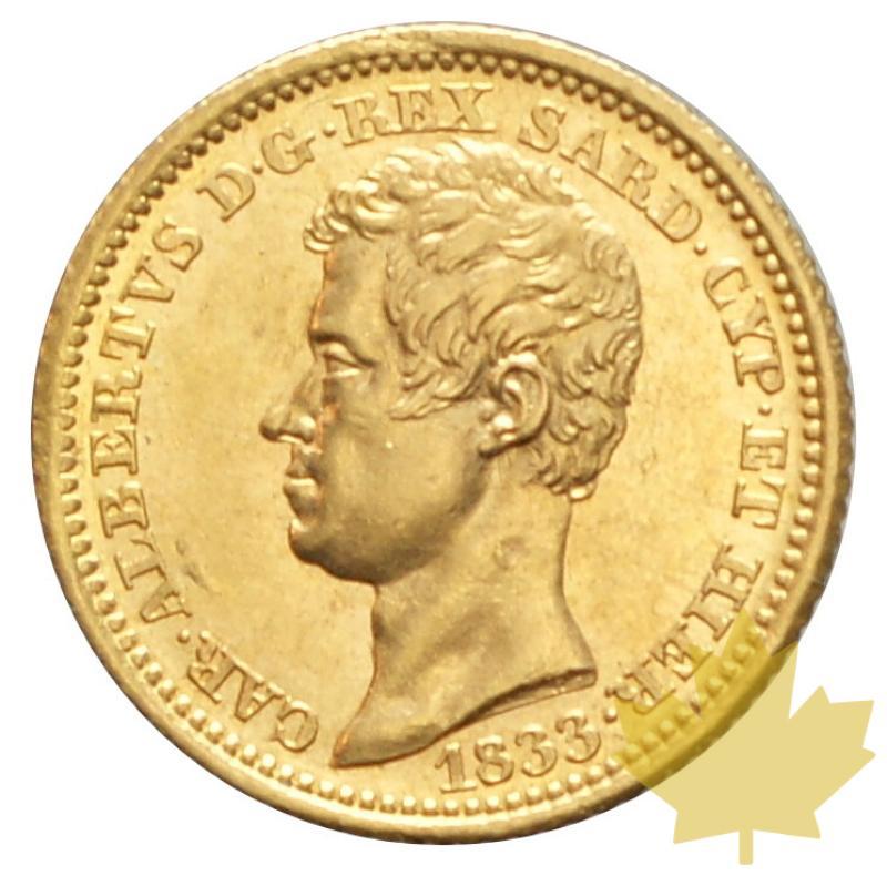 ITALIE-1833-10 Lire-Carlo Alberto-Genova-SUP-FDC-  Rare - 20180711155245_10lire-1833-genova-1.JPG