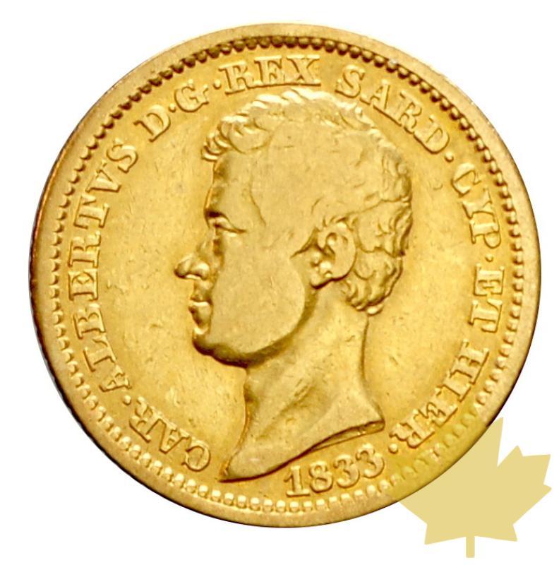 ITALIE-1833-10 Lire-Carlo Alberto-Genova-TB+ Rare - 20180711155439_10lire-1833-genova-3.JPG
