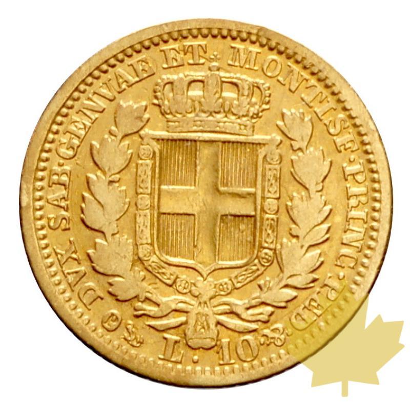 ITALIE-1833-10 Lire-Carlo Alberto-Genova-TB+ Rare - 20180711155439_10lire-1833-genova-4.JPG