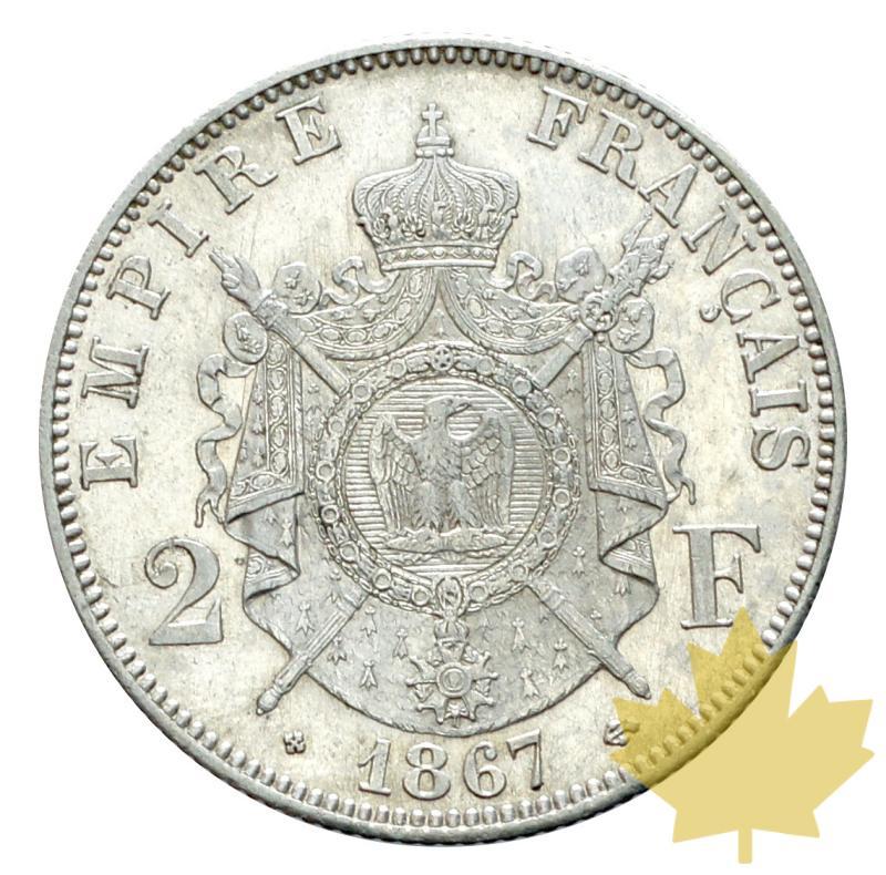 FRANCE-1867 BB-2 FRANCS-Napoléon III-presque FDC - 20180808153633_2francs-1867-fdc-2.JPG