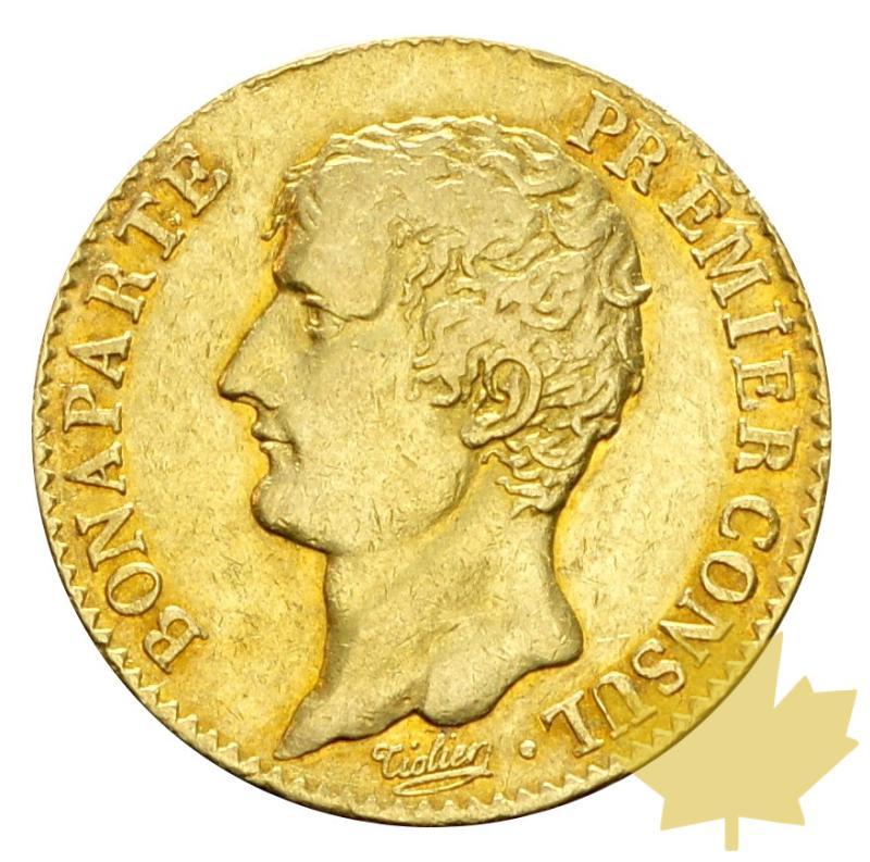 FRANCE-20 FRANCS AI12A-Napoléon Premier Consul-TTB+ - 20180829113507_20francs-an12-TTB-1.JPG