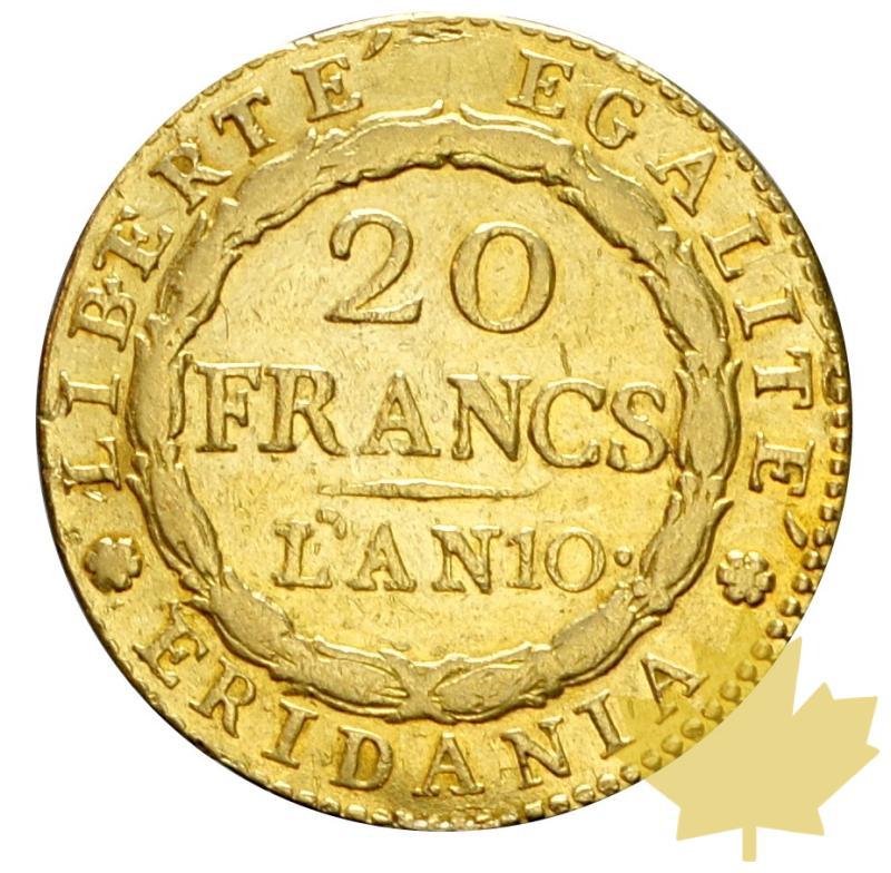 ITALIE-RÉPUBLIQUE SUBALPINE-20 francs-MARENGO AN X-prTTB - 20180829113910_MARENGO-ANNOX-2.JPG