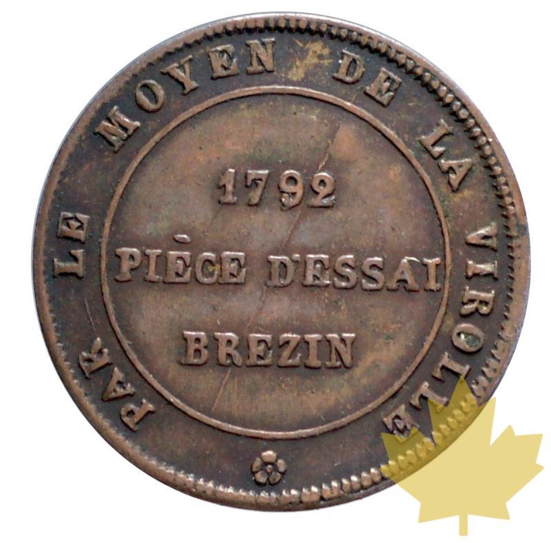 FRANCE-1792-Convention, essai au triangle par Brézin-SUP - 20180904150604_essai-brezin-1792-2.JPG