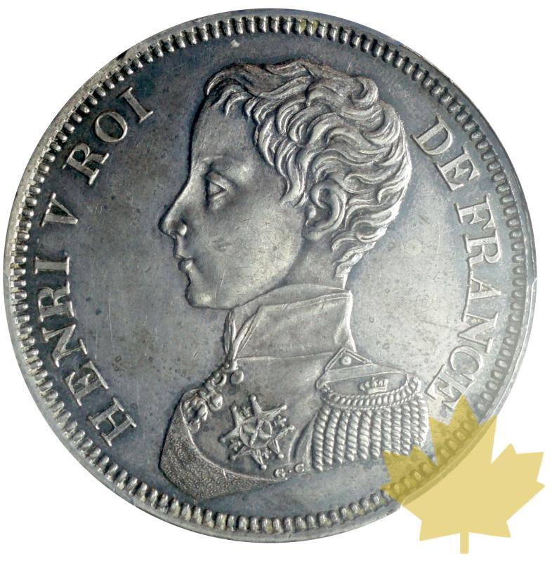 FRANCE-1831-5 FRANCS-HENRI V ROI DE FRANCE-PCGS SP58 - 20180911135632_5francs-1831-henriV-1.JPG