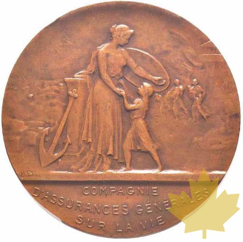 FRANCE-Médaille-Compagnie d'assurances générales-PCGSMS63 BN - 20180919152317_medal-1919-assurance.jpg