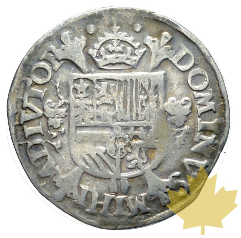 PAYS BAS-1572-1/5 Écu-Philippe II-Anvers-TTB - 20180921140609_BRABANT-1672-ANVERS-2.JPG