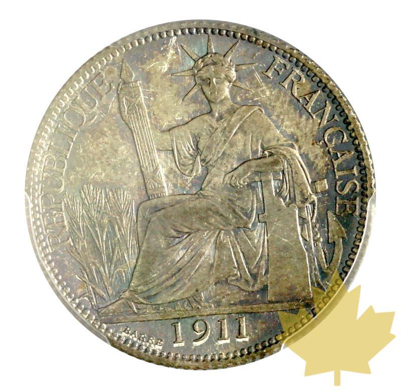 INDOCHINE-1911-20 CENTIMES-PCGS MS65 - 20180928142242_INDOCHINA-20CENT-1911-1.JPG