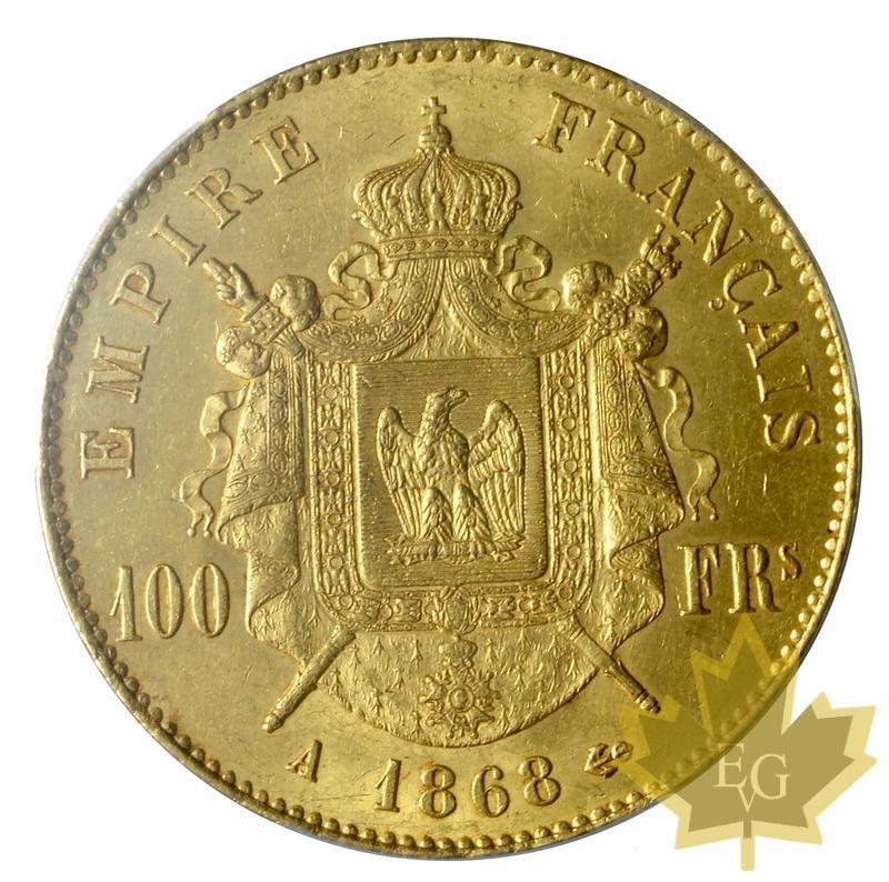 FRANCE-1868A-100 FRANCS-NAPOLEON III-PCGS MS61 - 20180928150021_100francs-1868a-ms61-2.JPG