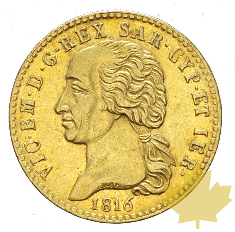 ITALIE-1816-20 Lire-Vittorio Emanuele I-presque Sup - 20181016160342_20lire-1816-vittorio-primo-11.JPG