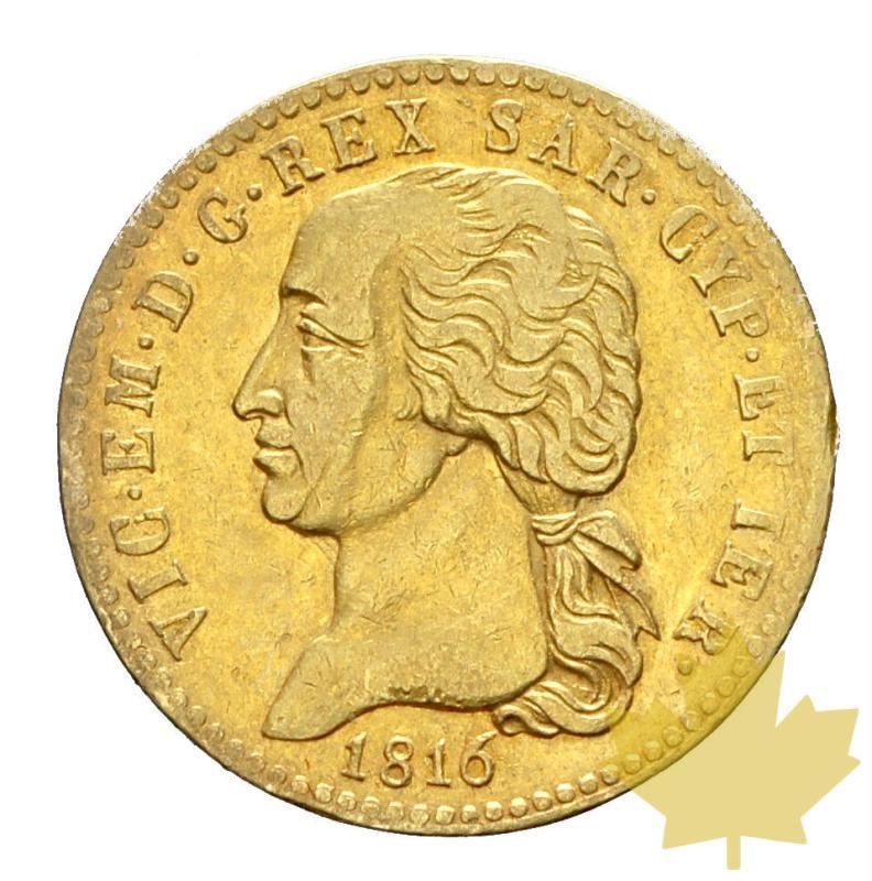 ITALIE-1816-20 Lire-Vittorio Emanuele I-presque TTB - 20181016160453_20lire-1816-vittorio-primo-2.JPG