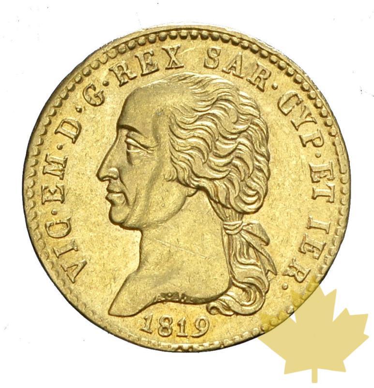 ITALIE-1819-20 Lire-Vittorio Emanuele I-SUP - 20181016163954_20lire-1819-vittorio-primo-1.JPG
