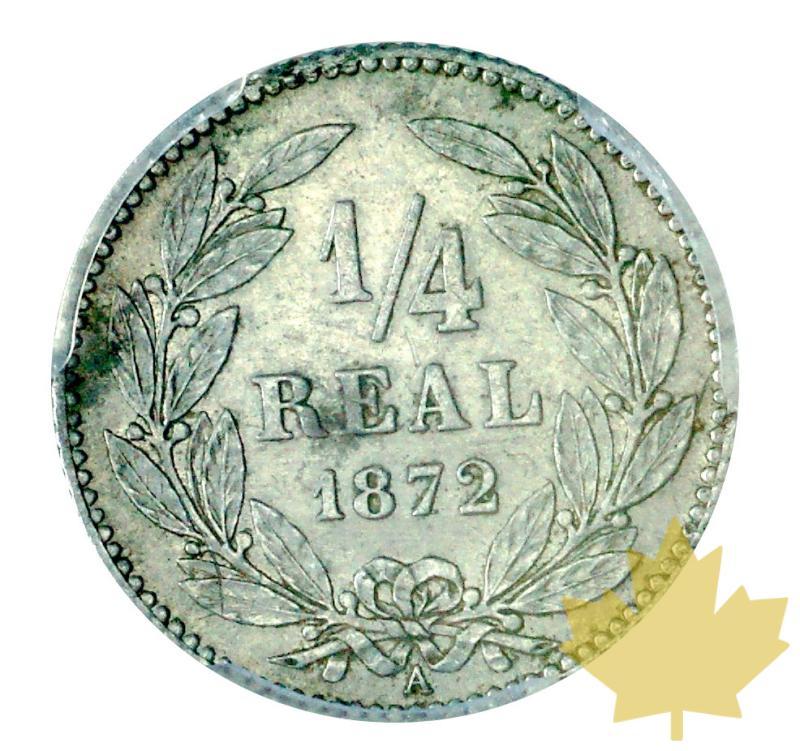 FRANCE-1872-ESSAI de 1/4 REAL-PCGS SP61-presque FDC - 20181018111953_ESSAI-1872-REAL-SP61-1.JPG
