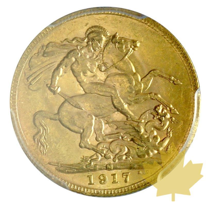 AUSTRALIA-1917 M-Sovereign-George V-PCGS MS62 - 20181019144547_MELBOURNE-1917-SOVEREIGN-MS2.JPG