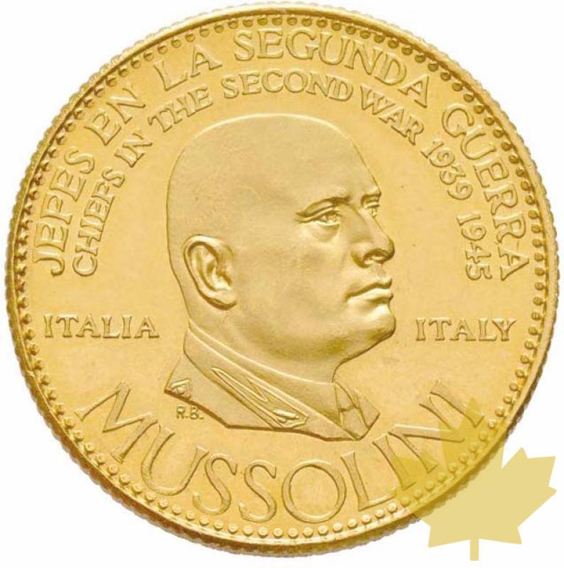 Venezuela-1957-Médaille en or pour Mussolini-FDC - 20181204095659_mussolini-medaglia-1.jpg
