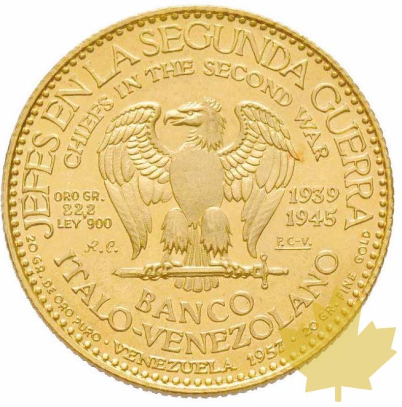 Venezuela-1957-Médaille en or pour Mussolini-FDC - 20181204095659_mussolini-medal.jpg