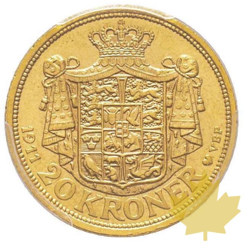 DANEMARK-1911 VBP-20 KRONER-Frederik VIII-PCGS MS63 - 20181206113553_20KRONER-1911-.jpg
