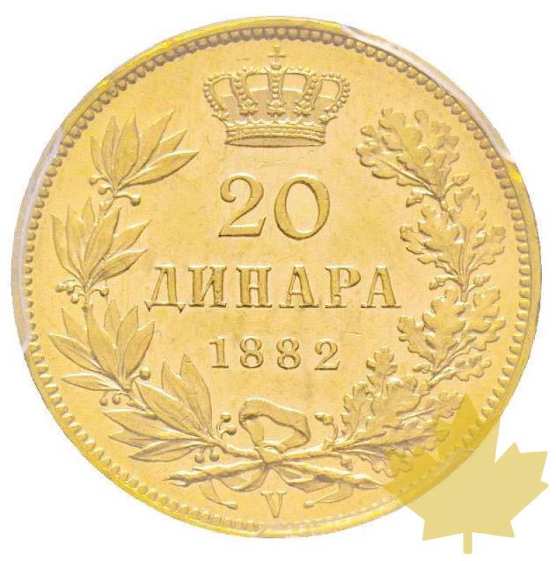 SERBIE-1882V-20 DINARA-PCGS MS62 - 20181210161826_20dinara-1882-ms.jpg